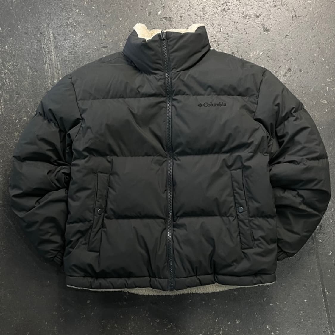 100 콜럼비아 리버서블 후리스 패딩  상품이미지1