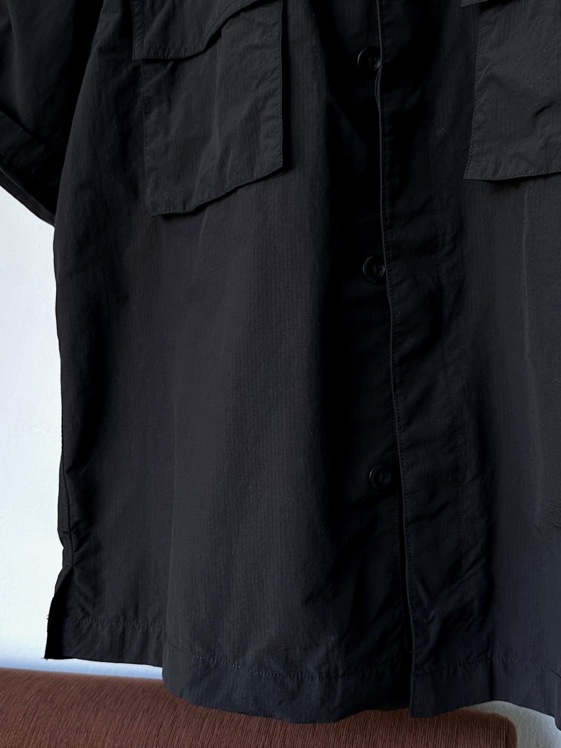 Ripstop fabric mil design H/S shirt 상품이미지2