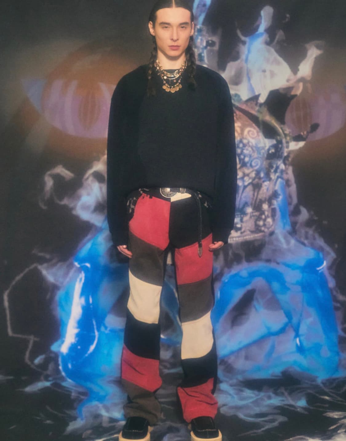 앤더슨벨 컬러 콘트라스트 바이커진 (32-33 추천) 상품이미지2