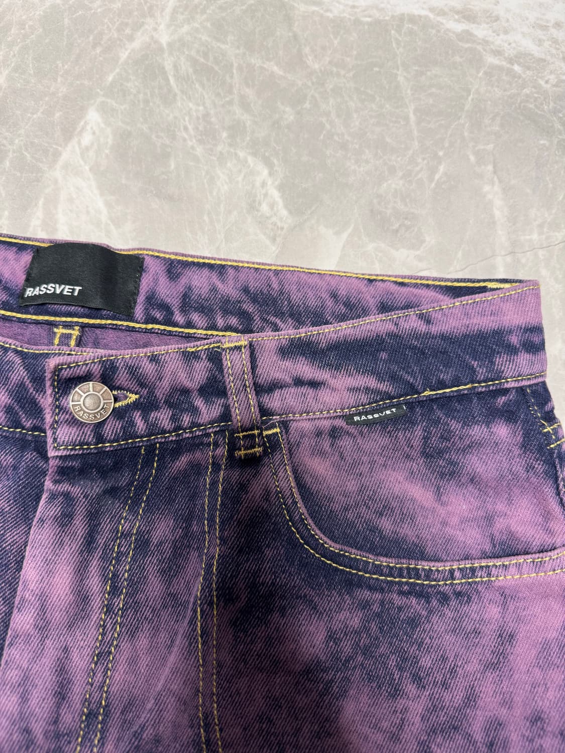 라스벳 애시드 워시 데님쇼츠 상품이미지3