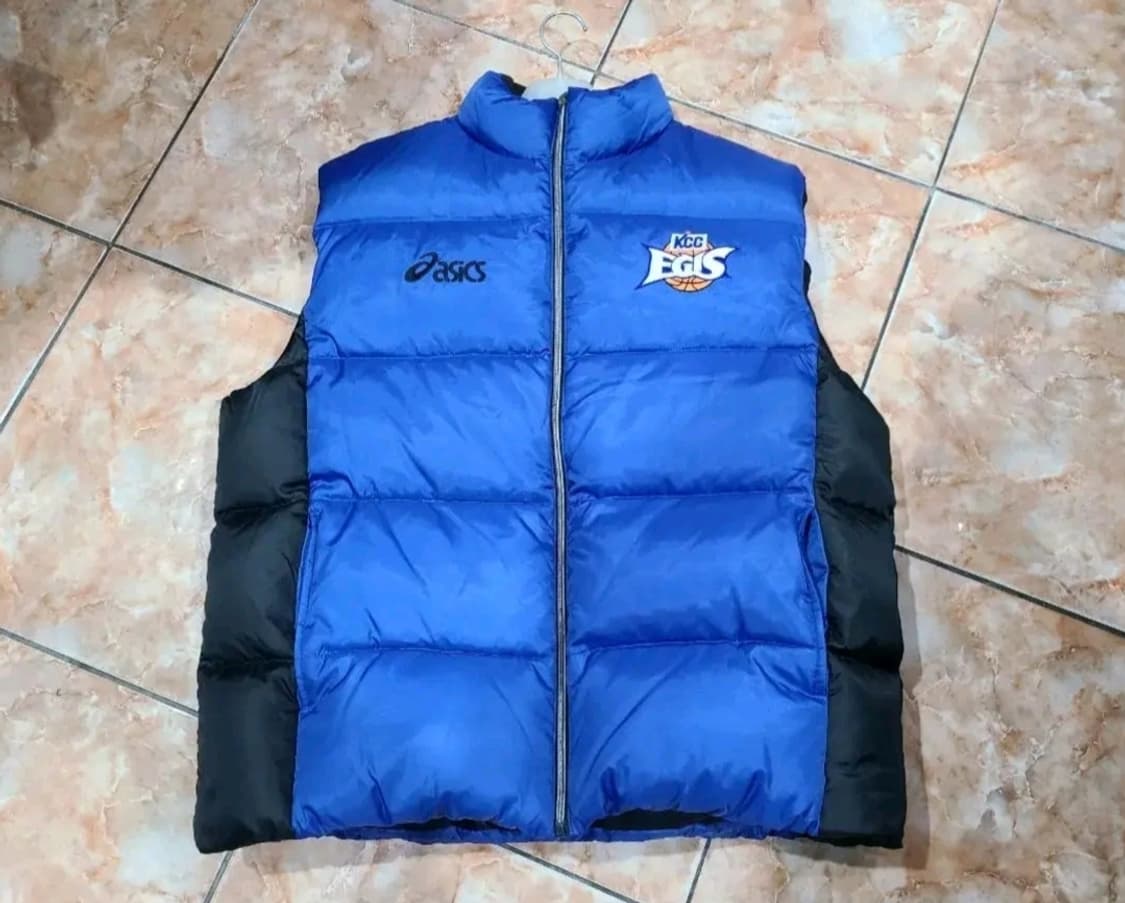 아식스 KCC 이지스 패딩조끼 상품이미지1