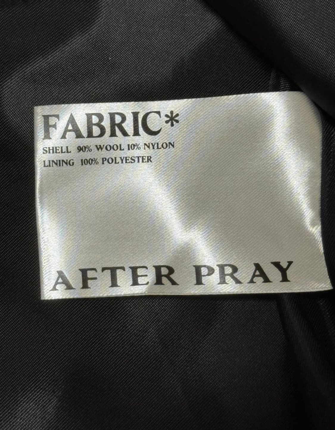 AFTER PRAY 24FW 투어리스트 발마칸코트 네이비 L 상품이미지4