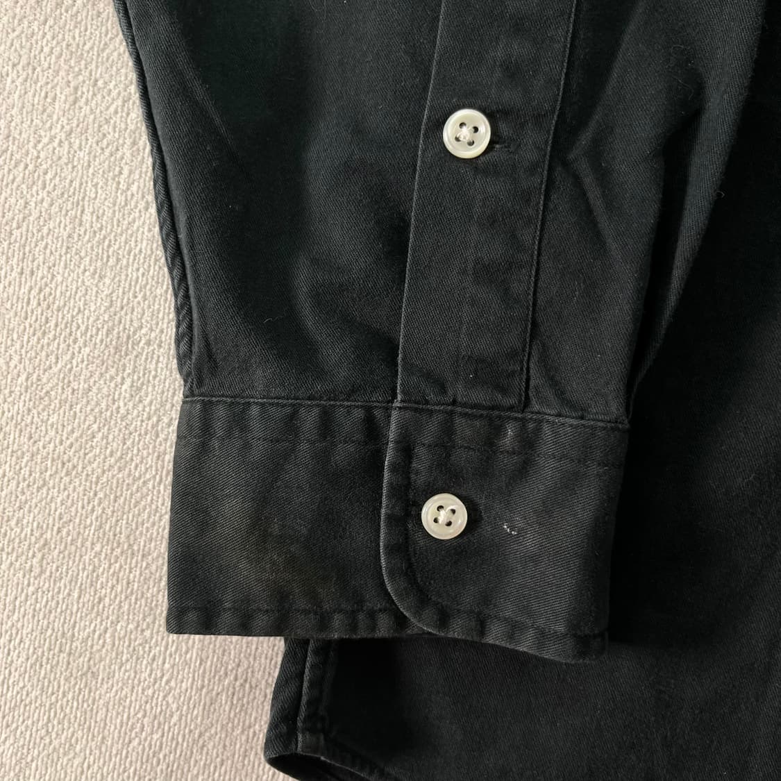 105 폴로 랄프로렌 코튼 블랙 셔츠 상품이미지6