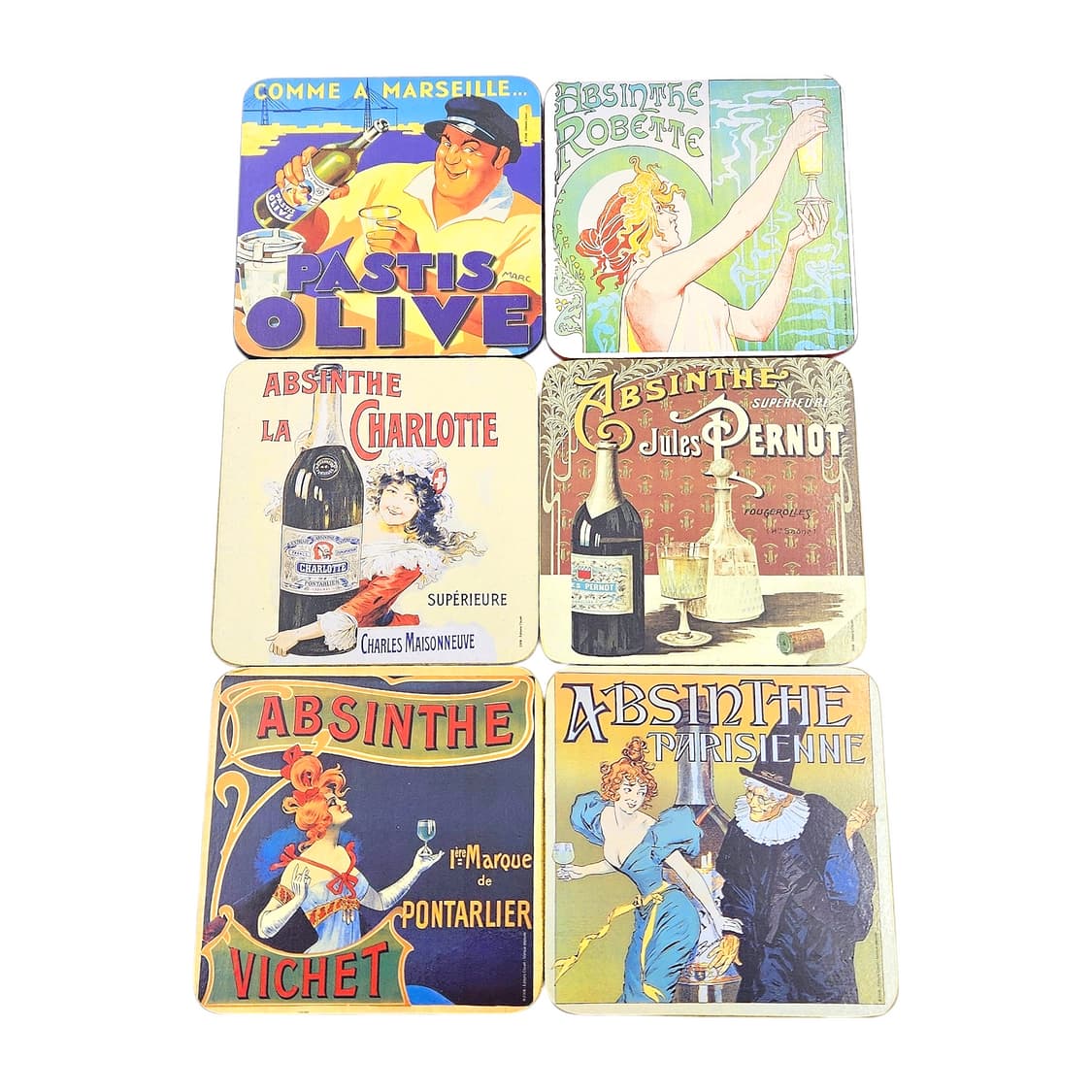 미국 포스터 아트 빈티지 코스터 6p 세트 상품이미지8