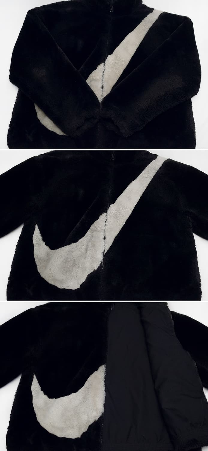 나이키 nsw 빅스우시 포우 퍼 자켓 블랙아시아 (W-XL / 100+) 상품이미지6