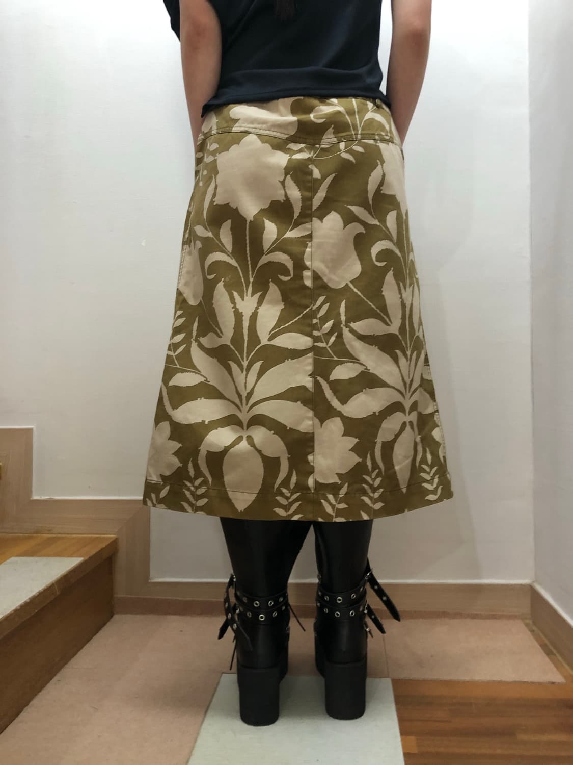 빈티지 프라다 오리엔탈 미디 스커트 상품이미지7