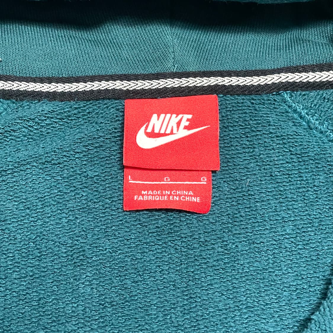 나이키 딥그린 스펠로고 후드집업 여성L 상품이미지4