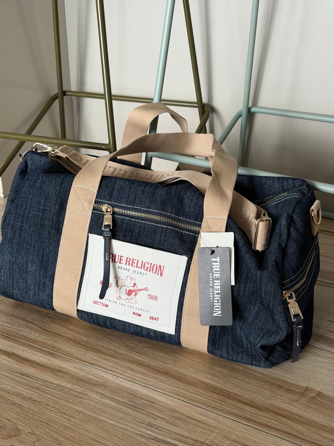 [오늘만] 트루릴리젼 보스턴백 빈티지 데님  상품이미지1