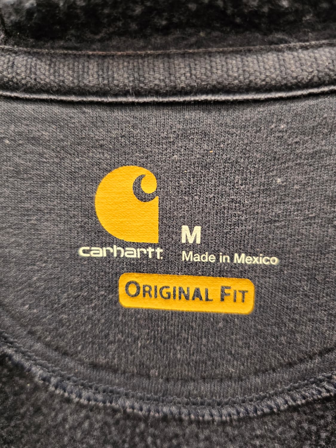 칼하트 기모 네이비 후드집업 M 상품이미지7