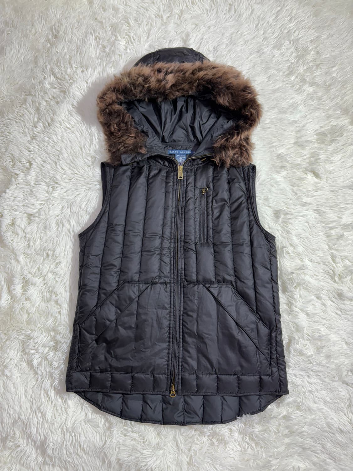 폴로 랄프로렌 양털후디 패딩조끼  상품이미지3