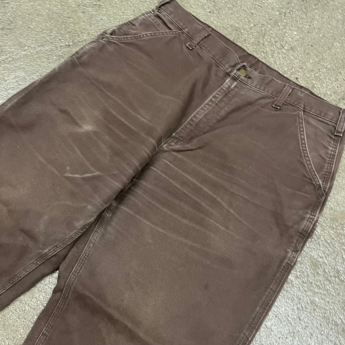 Carhartt 브라운 카펜터 팬츠 (38“) 상품이미지3