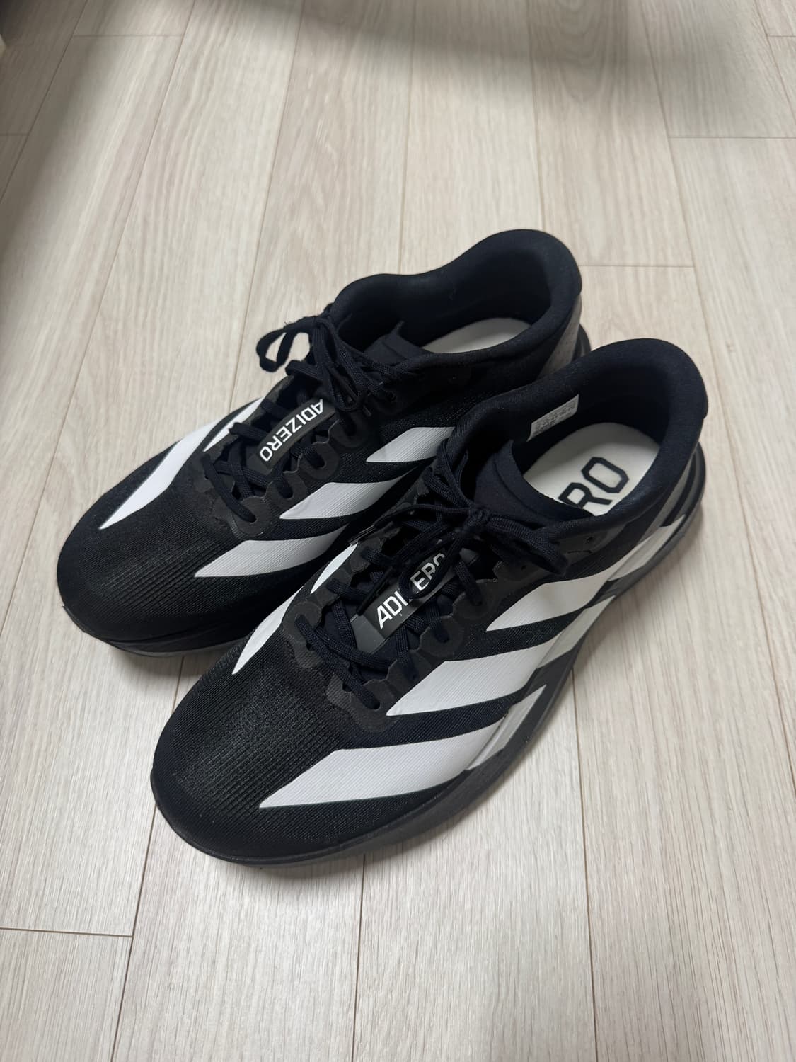 아디다스 아디제로 EVO SL 코어 블랙 클라우드 화이트 280 상품이미지1