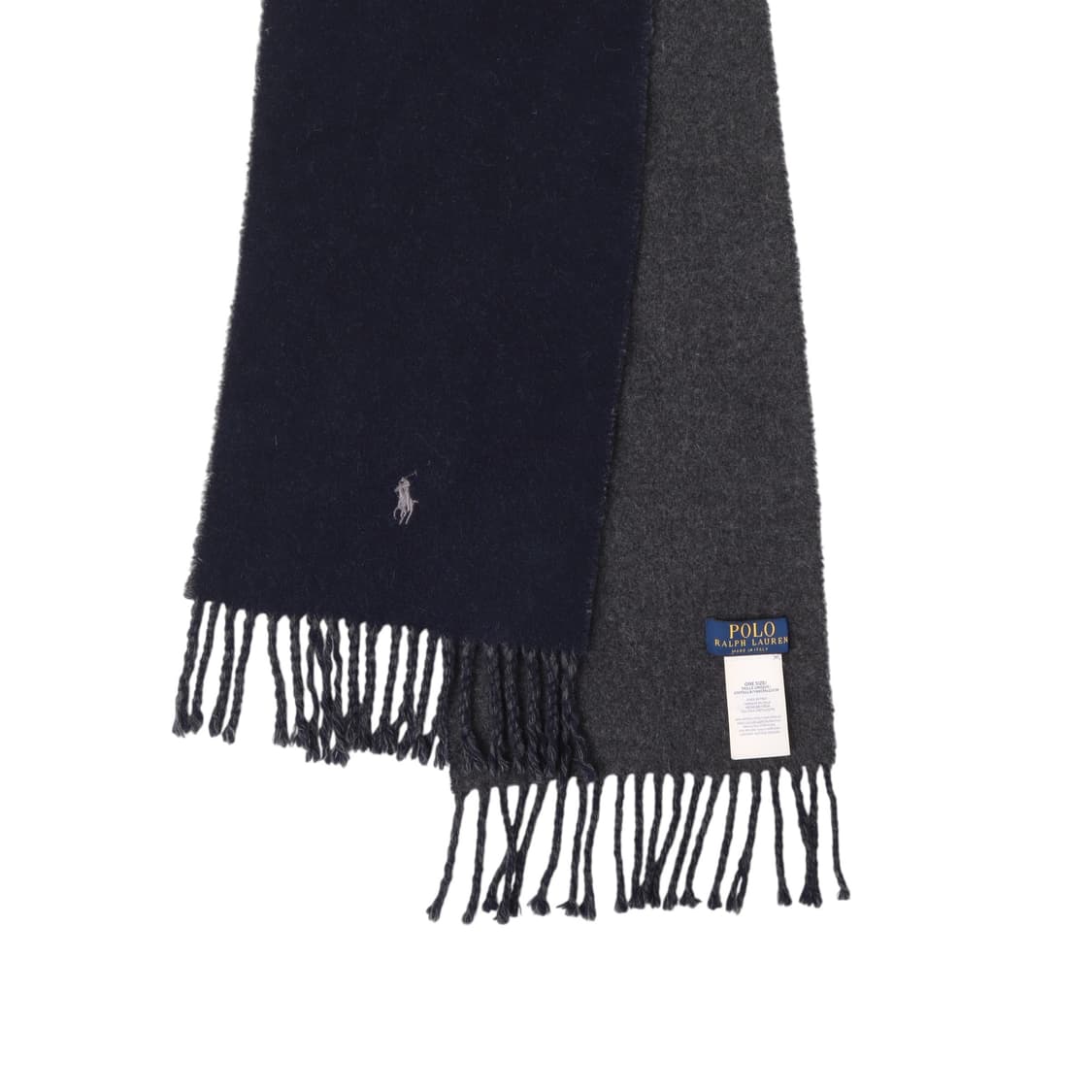 폴로 랄프로렌 이태리 울 챠콜 머플러 상품이미지5
