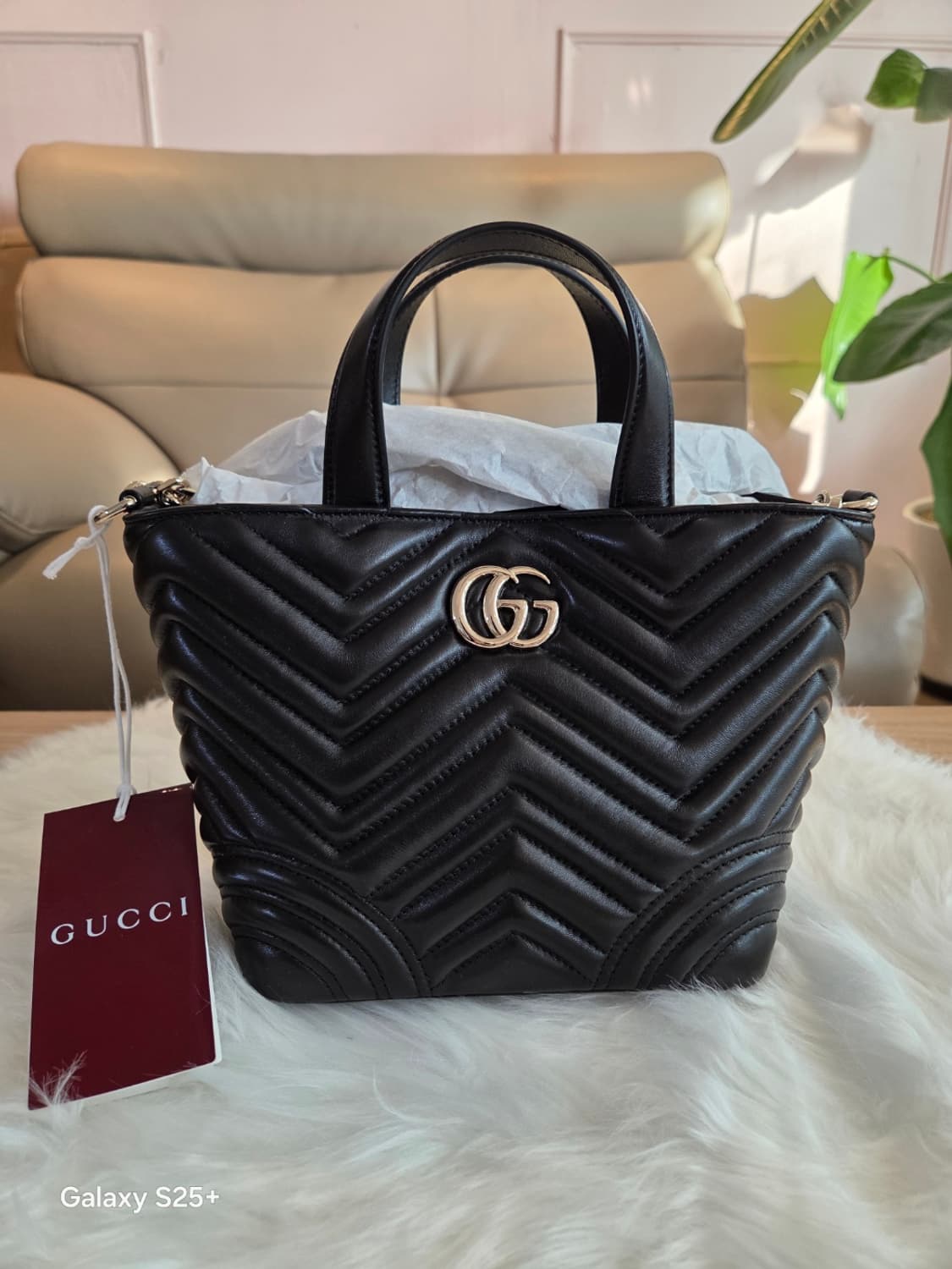 GG 마몬트 미니 토트백 블랙 미개봉 새상품 상품이미지9