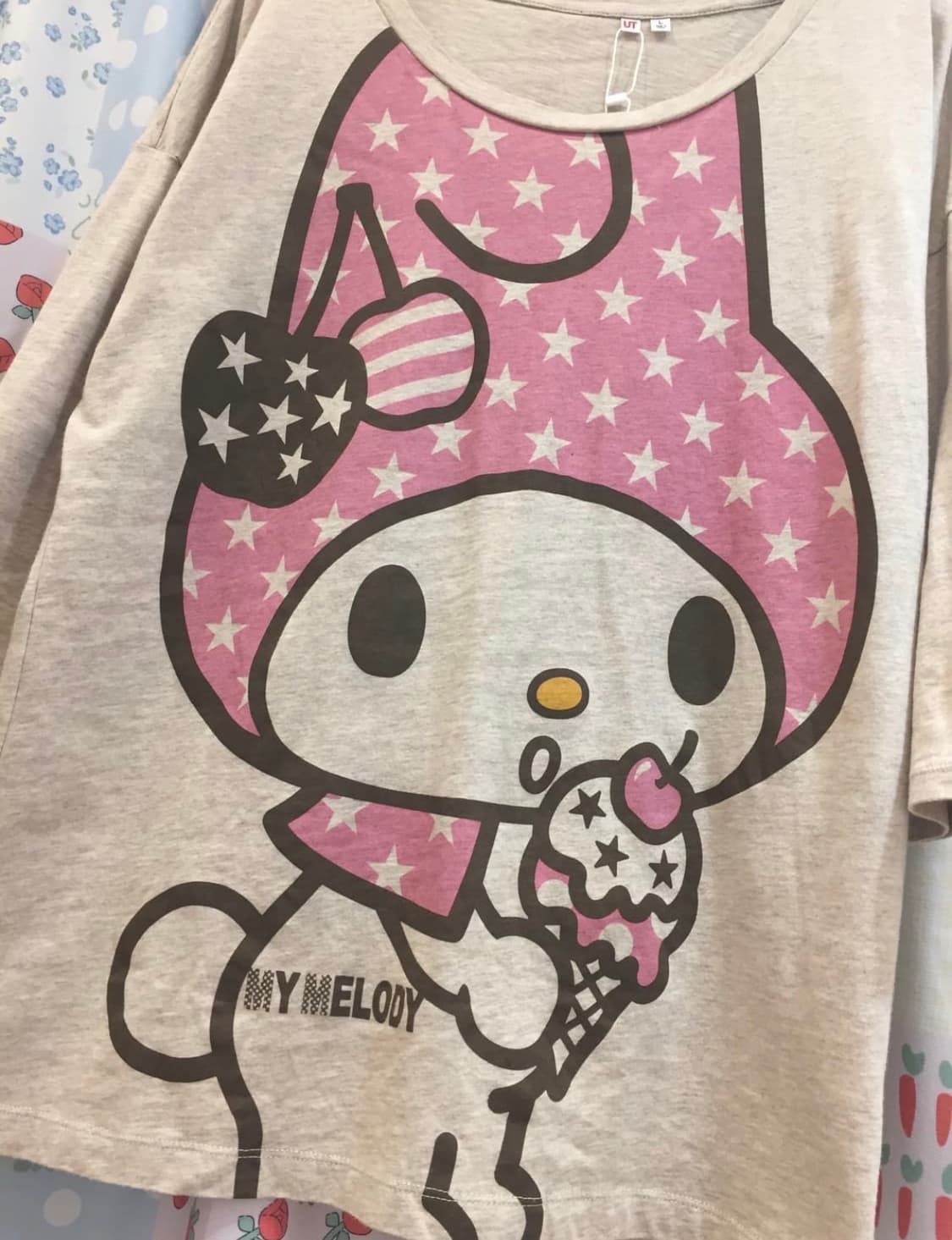 산리오 유니클로 마이멜로디 빈티지 티 상의 상품이미지4