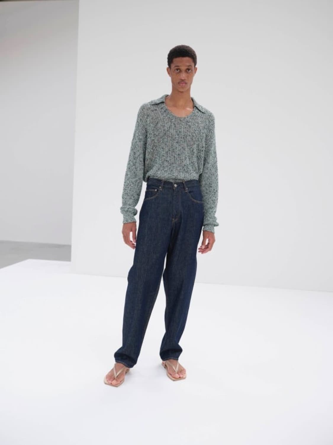 [32] auralee 하드 트위스트 와이드 데님  상품이미지1