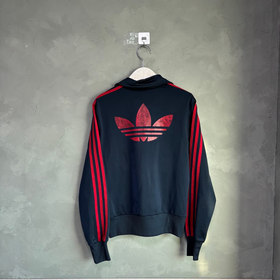 아디다스 파이어버드 백로고 져지 트랙탑 네이비 빨강 상품이미지4