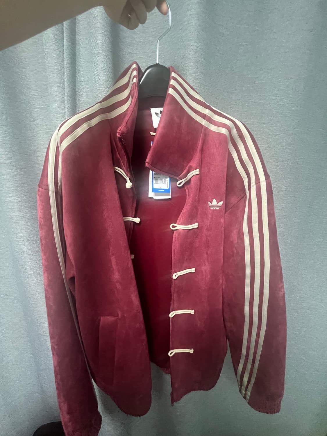 중티다스 컬리지에이트 버건디 L 상품이미지1