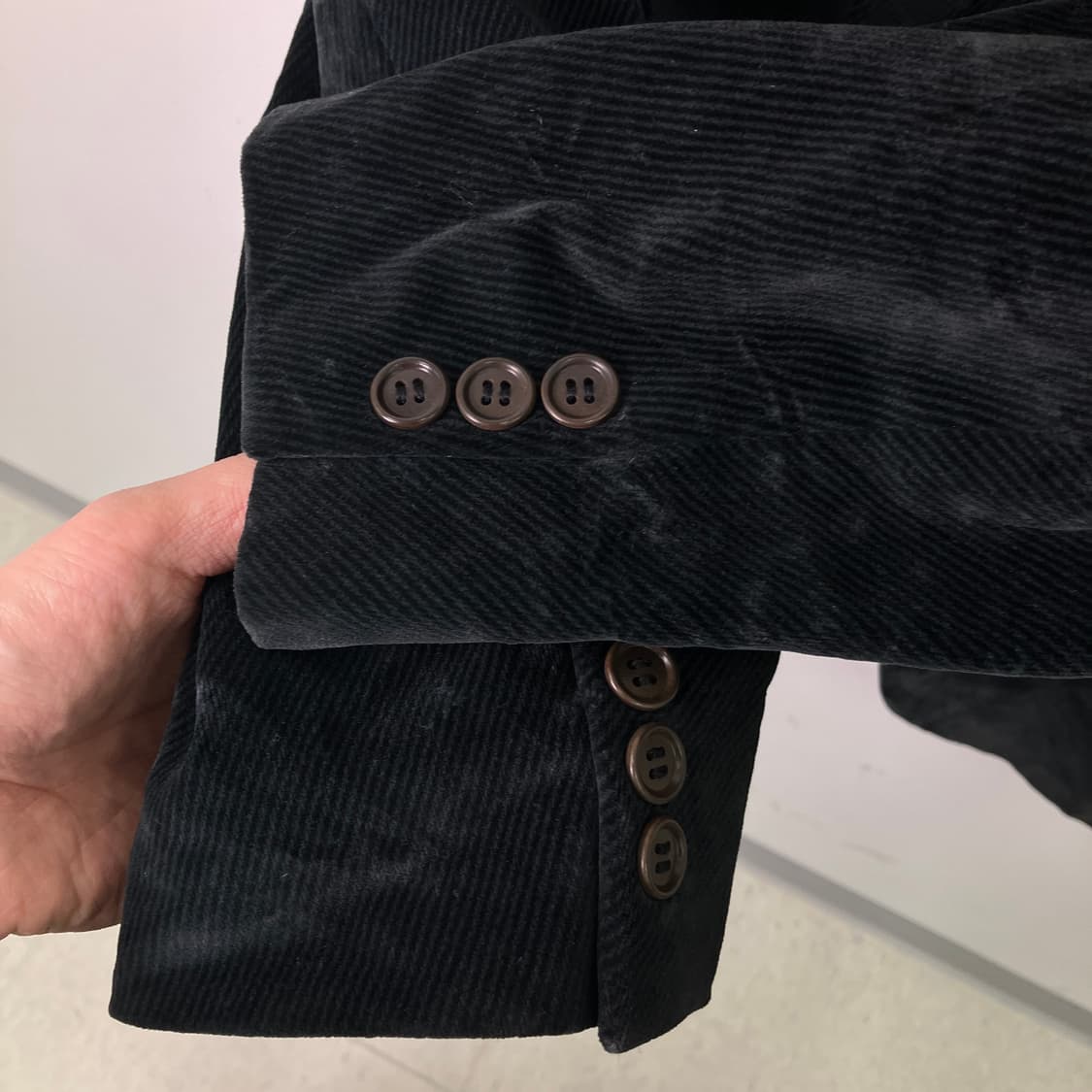 Zegna 에르메네질도 제냐 블랙 코듀로이 블레이저 46 상품이미지7