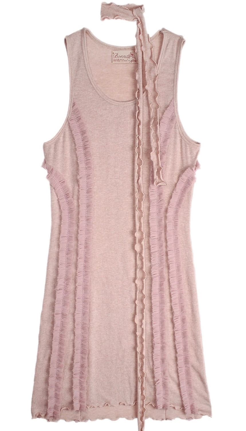bonnae frill lace dress pink 상품이미지1