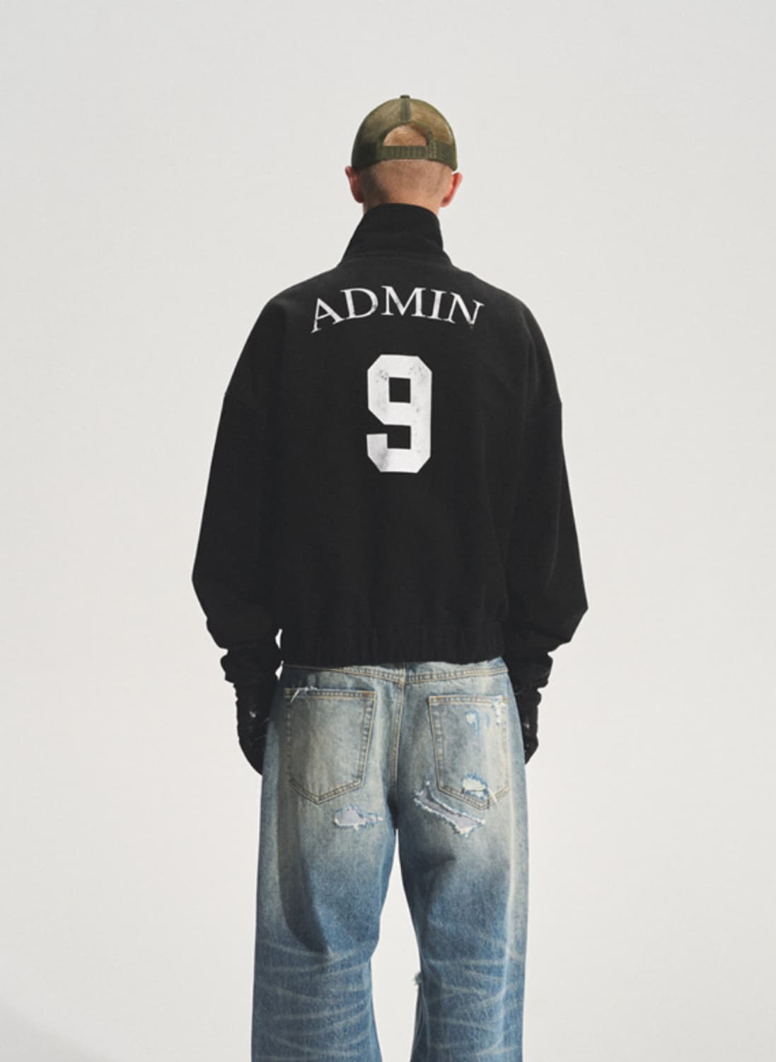 BASTARD MEDAL COLLEGIATE ZIP HOODIE M 상품이미지2