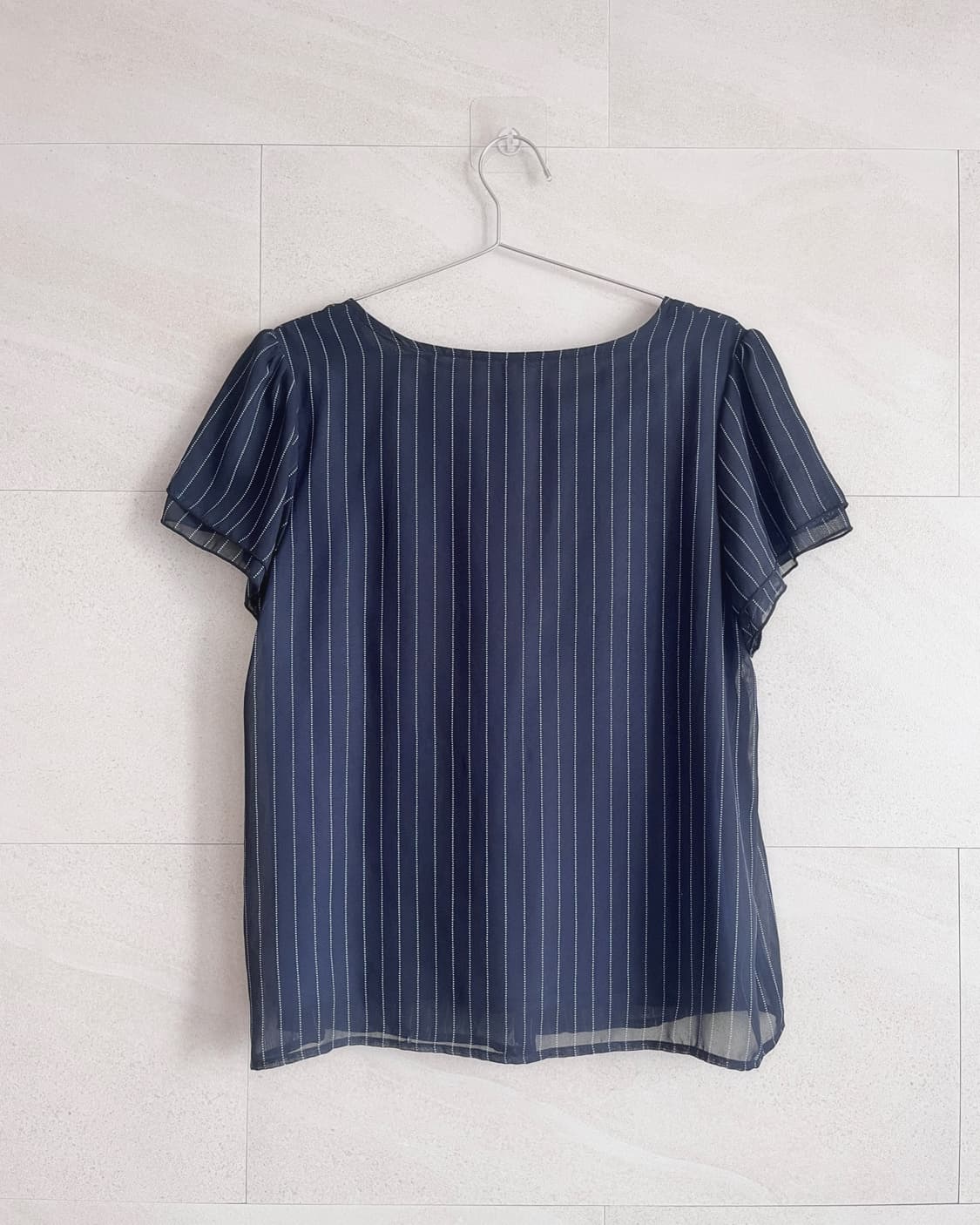 네이비 스트라이프 블라우스 상품이미지3