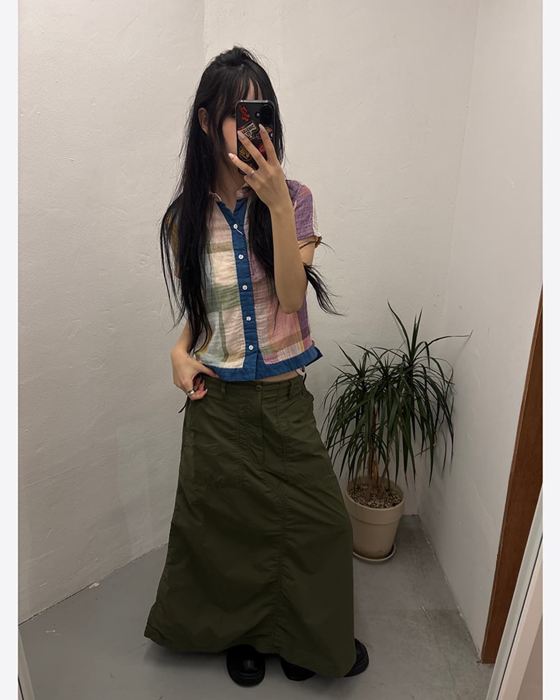 빔즈보이 BEAMS BOY Solotex Baker Skirt 상품이미지5