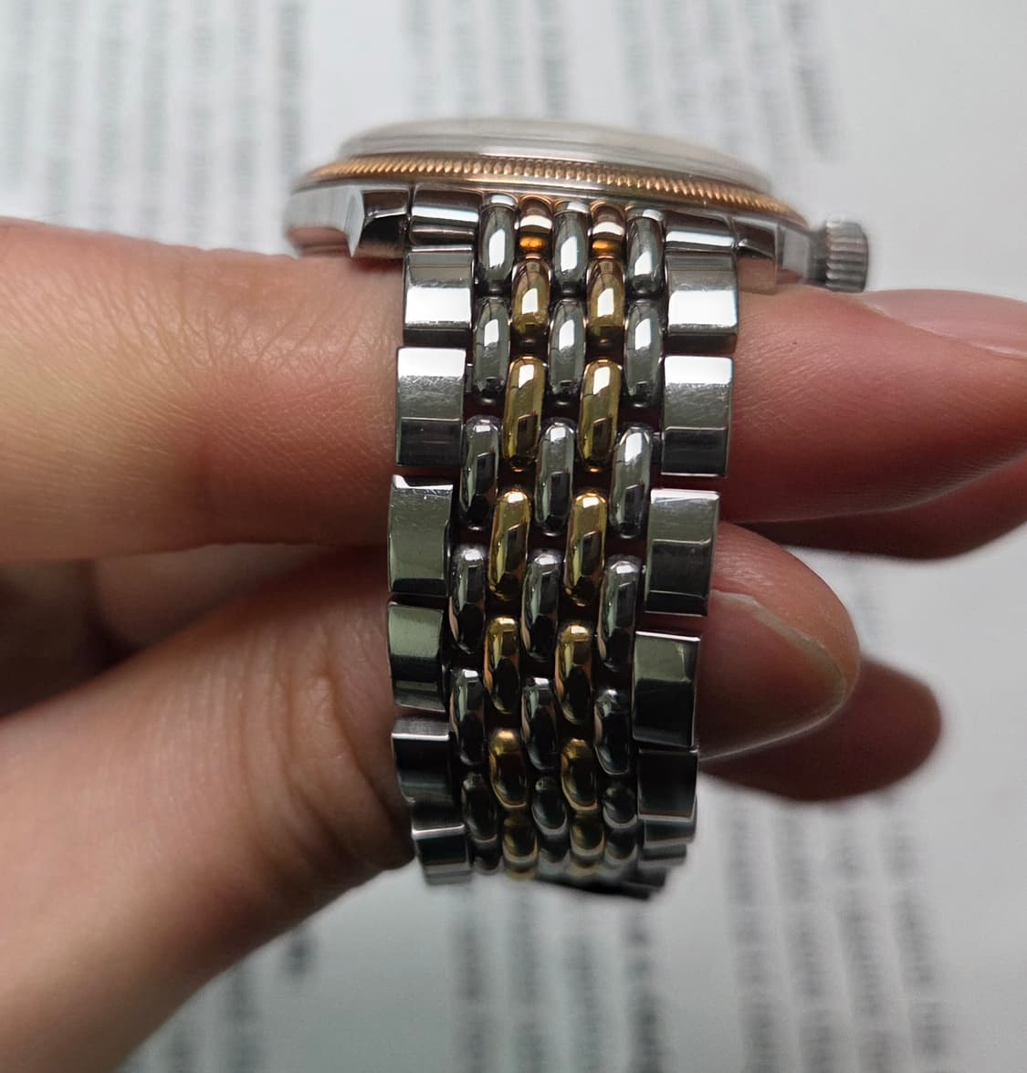 레어] 빈티지 오리스 빅크라운 포인터데이트 스몰세컨즈 코인베젤 브슬 ve 상품이미지5