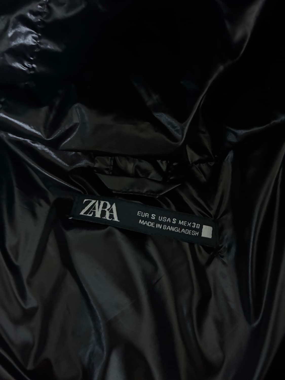 자라유광패딩 상품이미지2