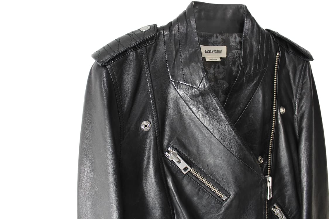ZADIG & VOLTAIRE 자딕앤볼테르 램스킨 레더 바이커 자켓 상품이미지2