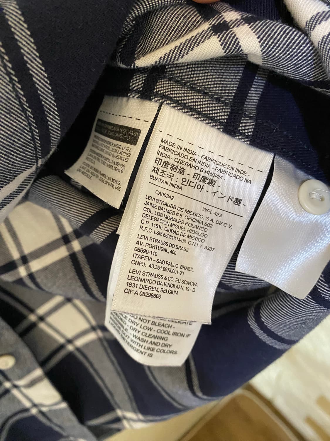 리바이스 플라넬 셔츠 상품이미지4