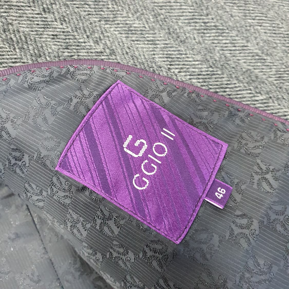 지오투 울100 헨링본 하프 코트 남자95 상품이미지8