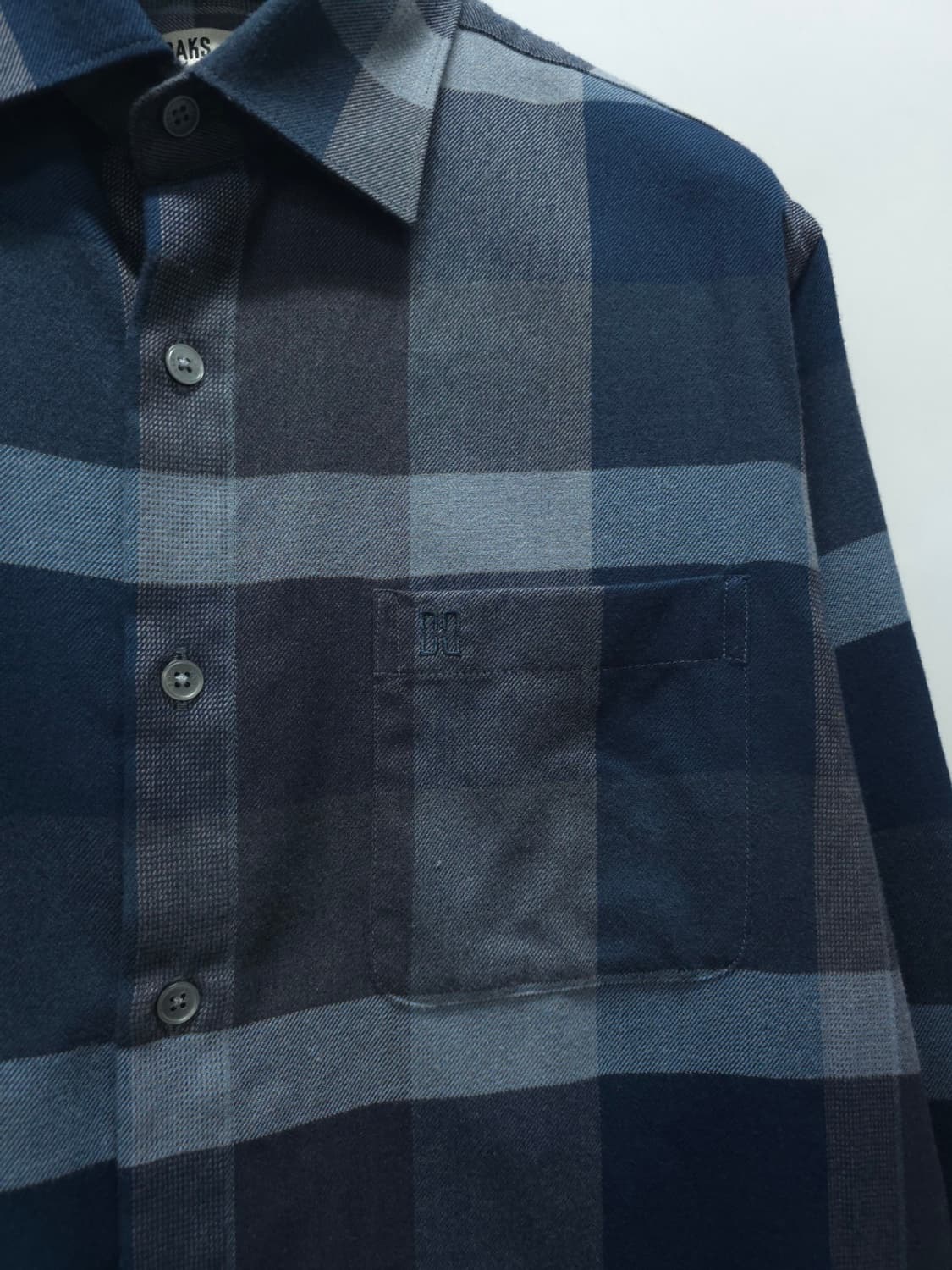 닥스(DAKS) 플란넬 큐브 체크셔츠 (남성100) 상품이미지4