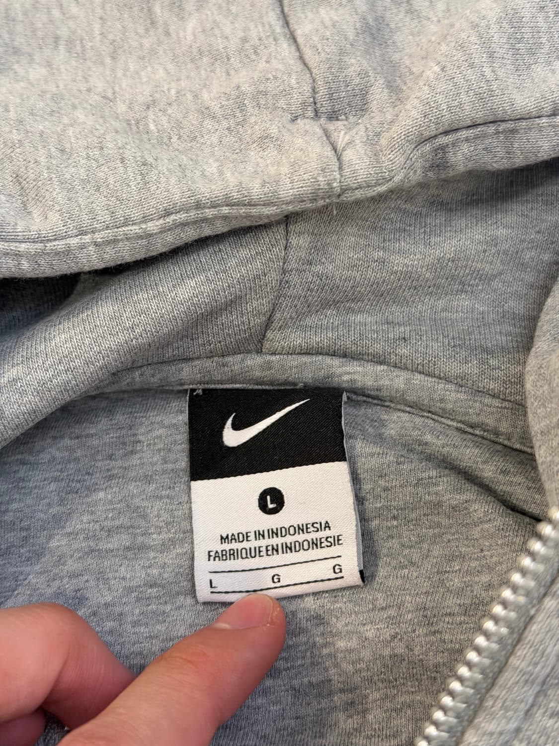 나이키 10-11 맨유 박지성 후드집업 그레이 상품이미지5