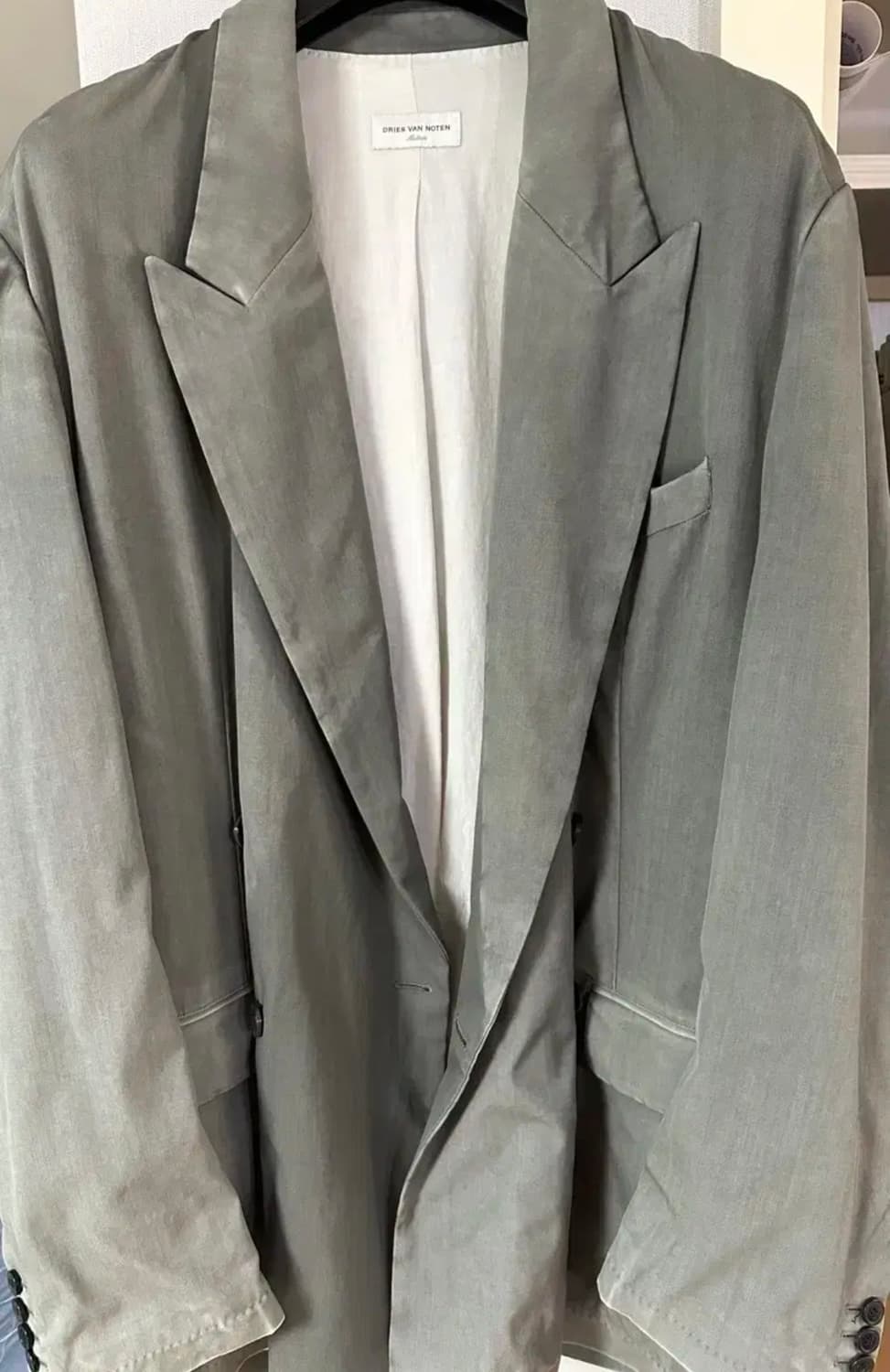 24ss 드리스 반 노튼 더블 블레이저 M 상품이미지3