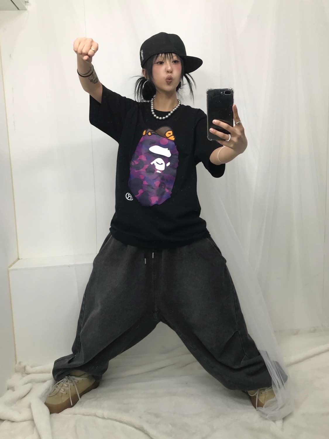 < Bape & BabyMilo Printing T-shirt > 상품이미지5