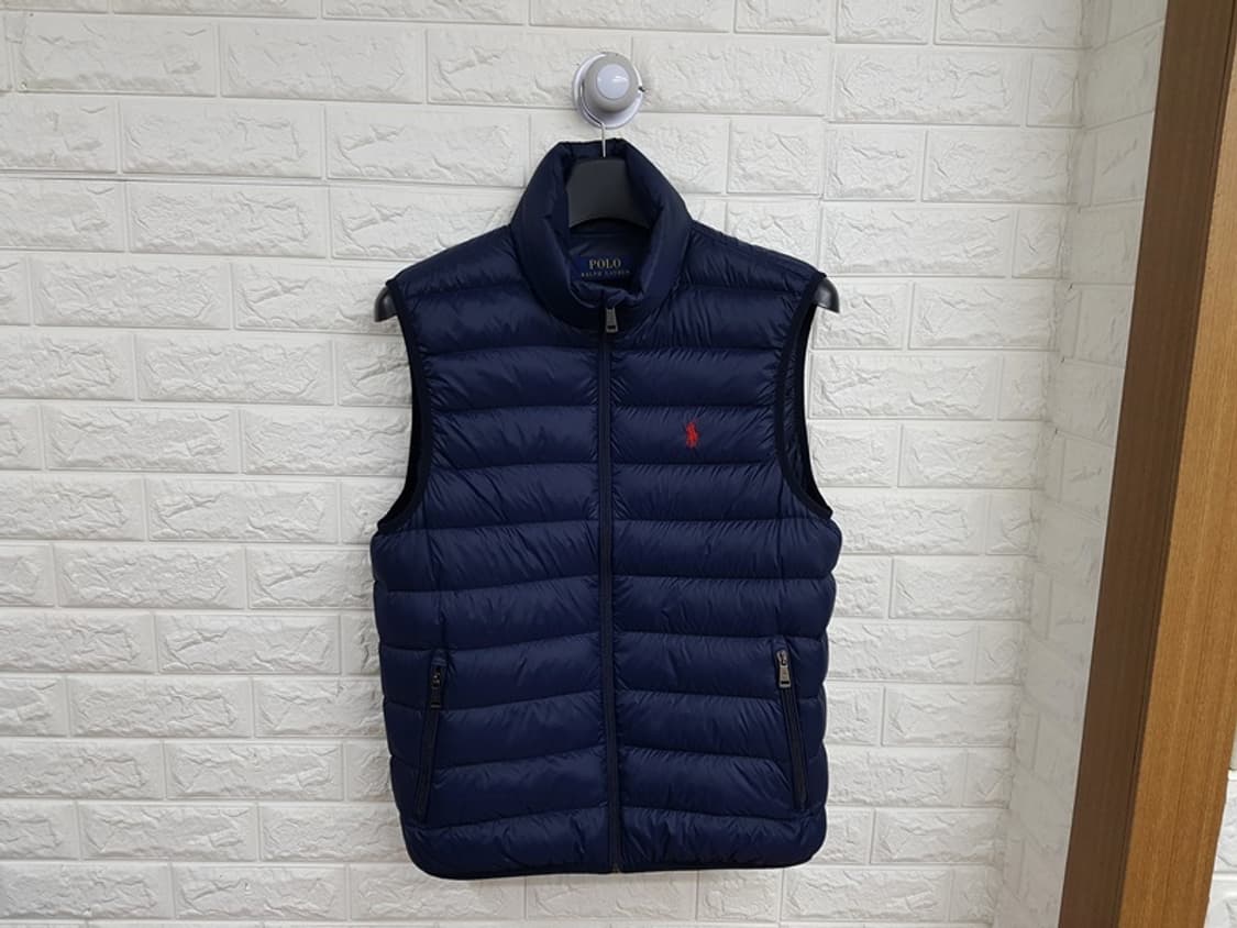 폴로 경량 패딩 조끼 남성95 (M 오리털) 상품이미지1