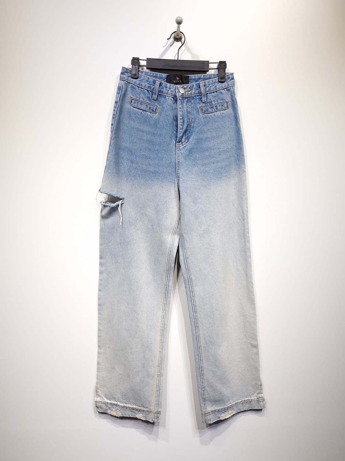 DINT 딘트 닉스 투톤 워싱 스트레이트 진_55 상품이미지2