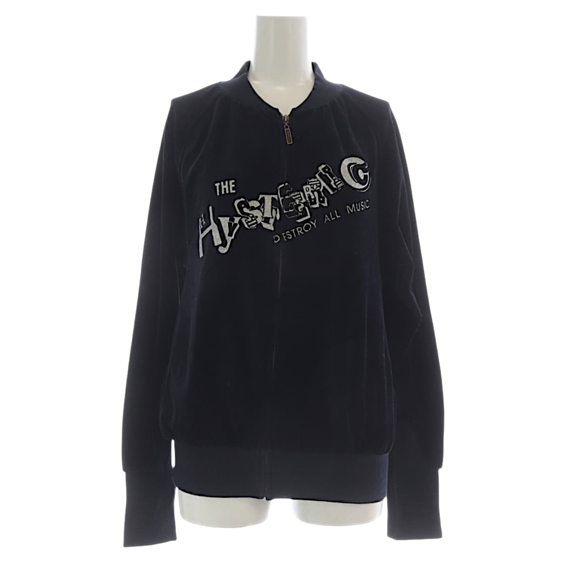 히스테릭 글래머 레이디스 디스트로이 올뮤직 벨루어 자켓 상품이미지1