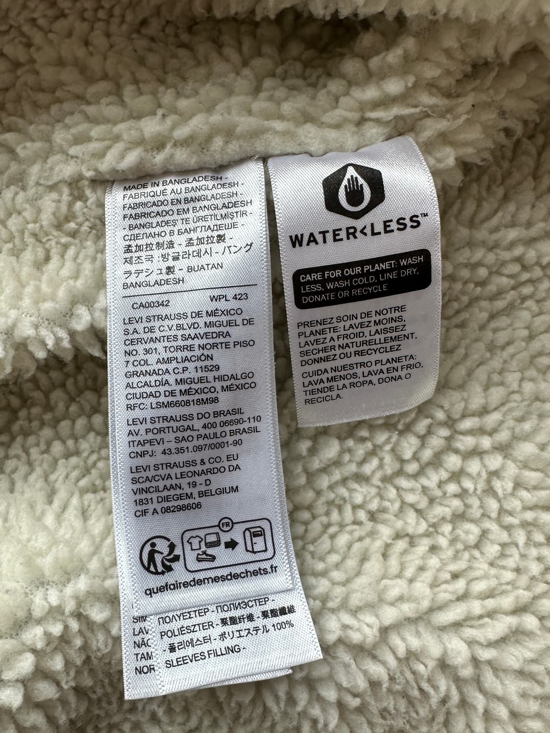 리바이스 쉐르파 트러커 데님자켓 XL 상품이미지7