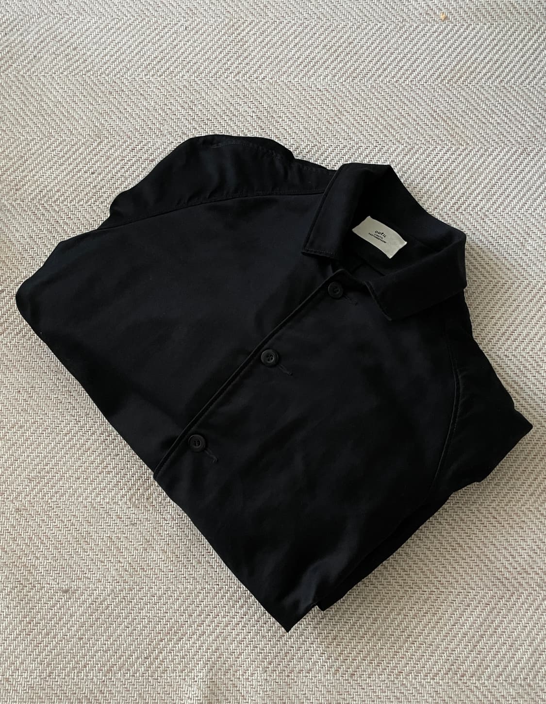 우틸 outil 레숍 별주 몰스킨 코트 블랙 2 상품이미지1