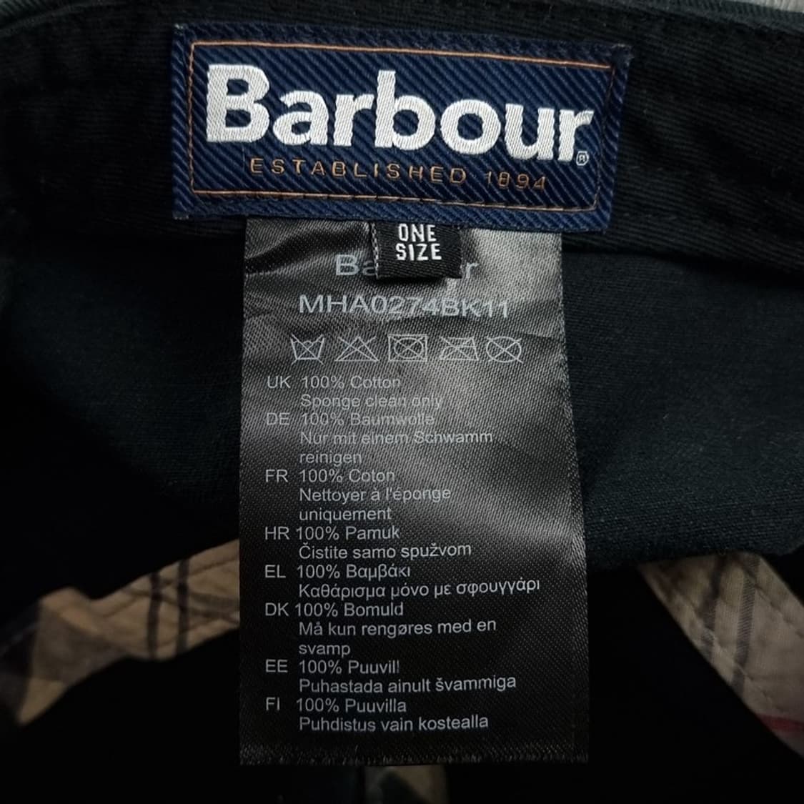 [BARBOUR] 바버 로고 자수 볼캡 M15498 상품이미지7