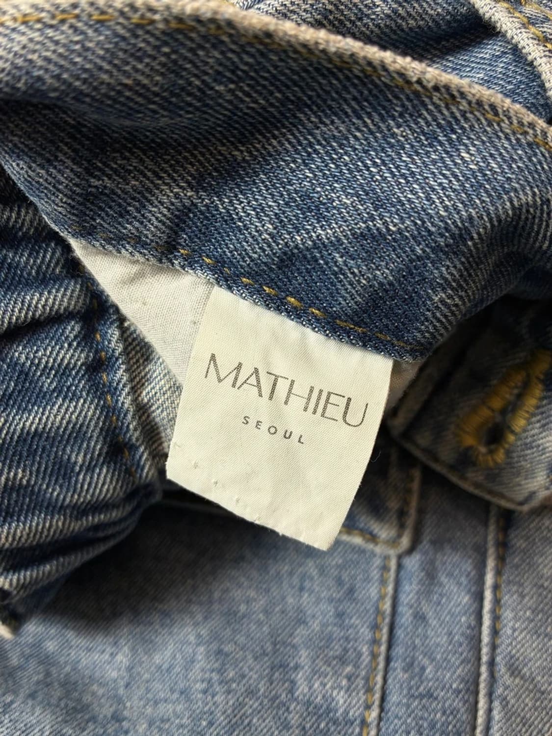 마티유 MATHIEU 3포켓 와이드 데님 팬츠 PN7791 상품이미지7