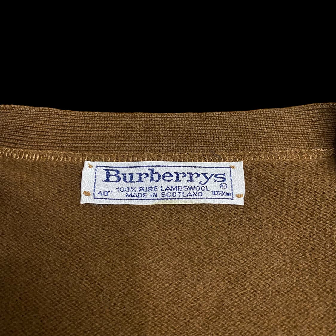 버버리 아카이브 브라운 가디건 상품이미지3