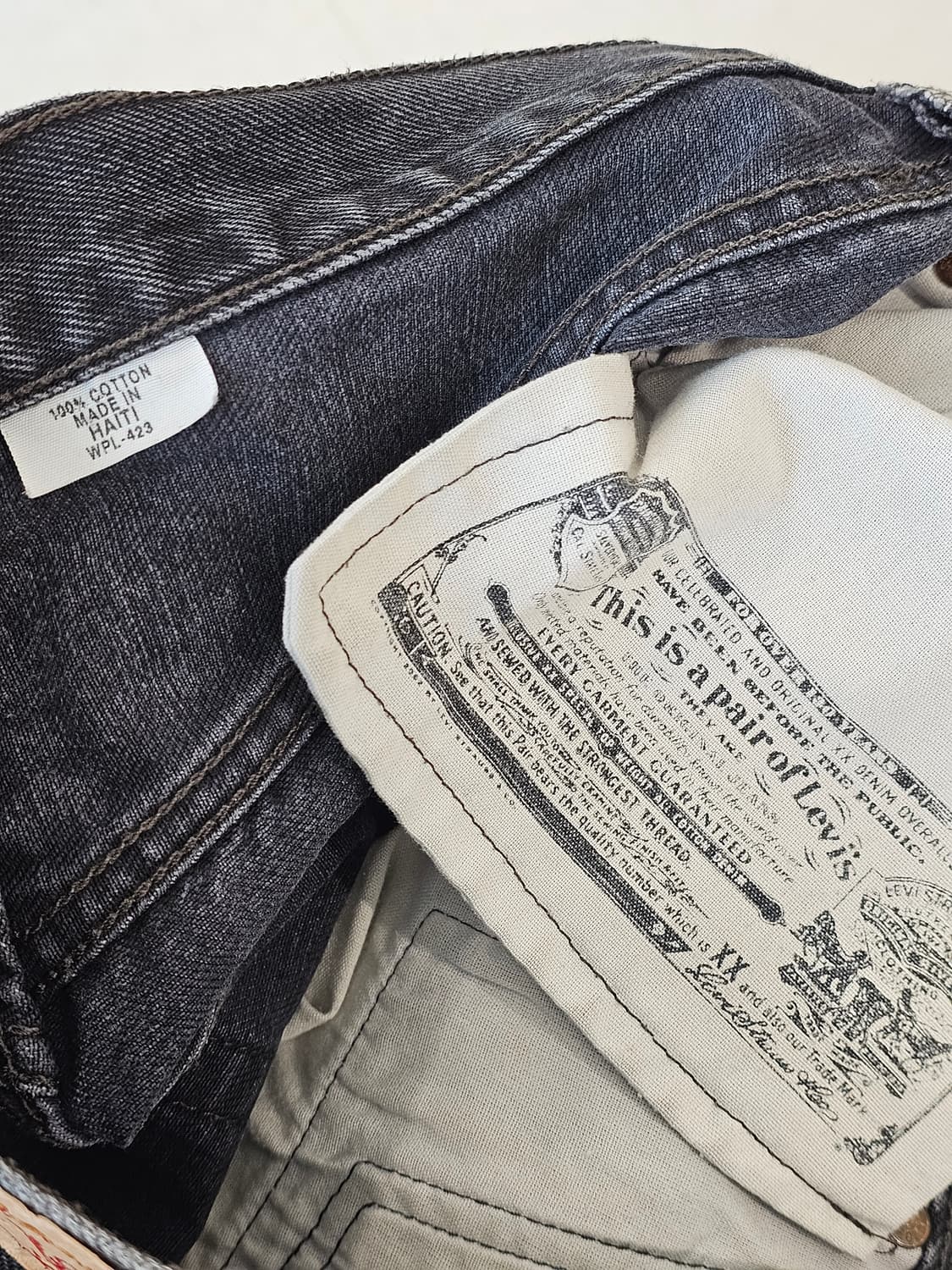 [W32 L32(28)] 리바이스(Levi's) 501 오리지널 핏 워시 상품이미지6