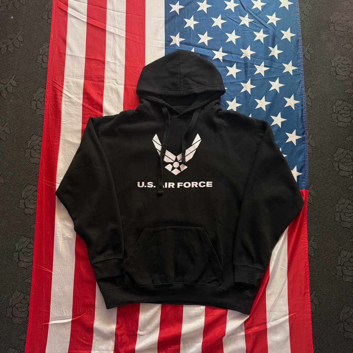 [L] military u.s air force 스웻 후드티셔츠 상품이미지1