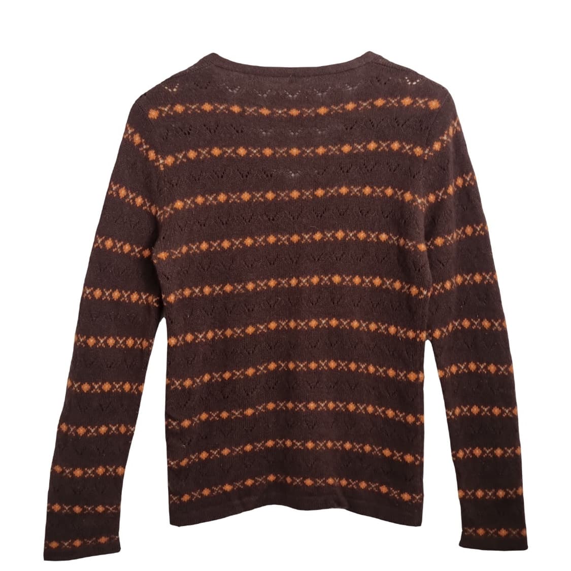 JPN 브라운 빈티지 가디건 울 100% 상품이미지2