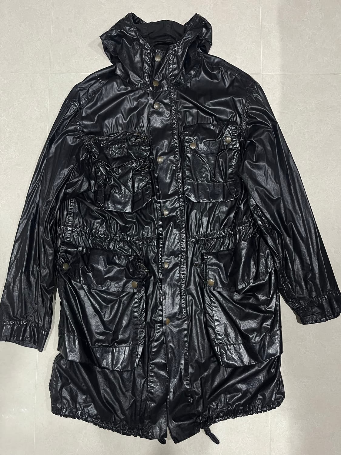 드리스반노튼 20ss 택티컬 파카 블랙 상품이미지3