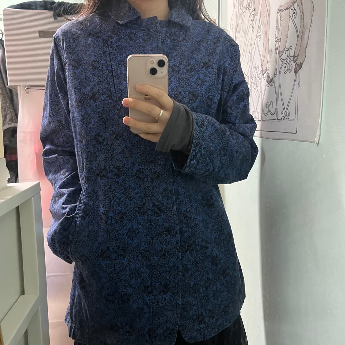 니들스 코튼 패턴 자켓 상품이미지4