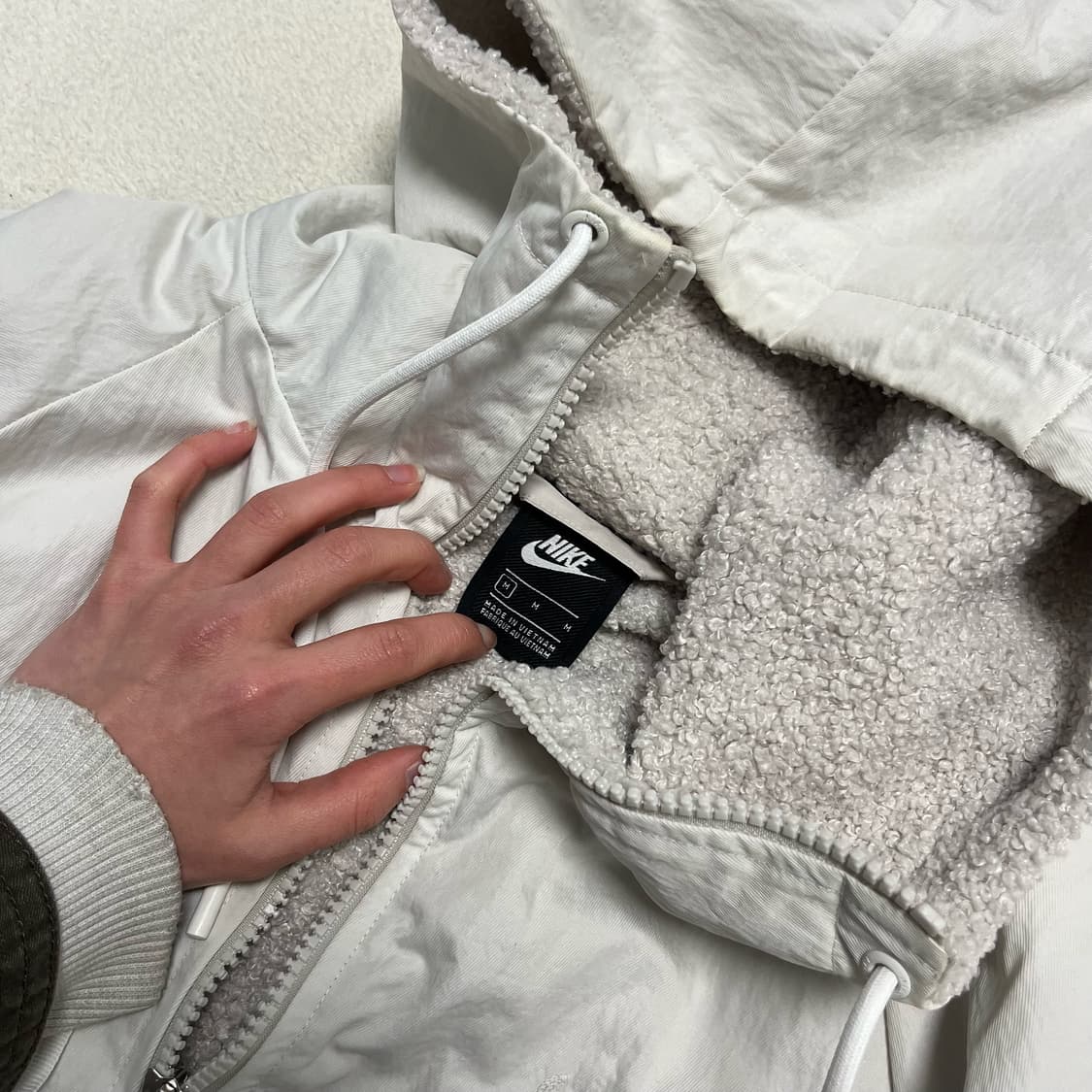 Nike NSW White Windrunner Fleece 상품이미지6